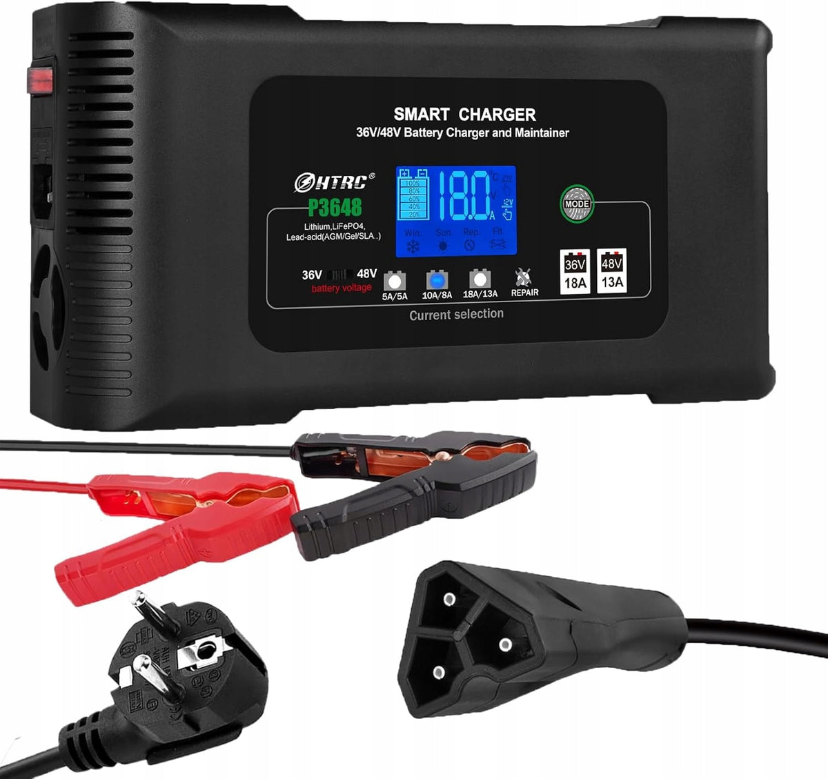 LIFEPO4 Battery Charger Rectifier with 36-48V Repair Function