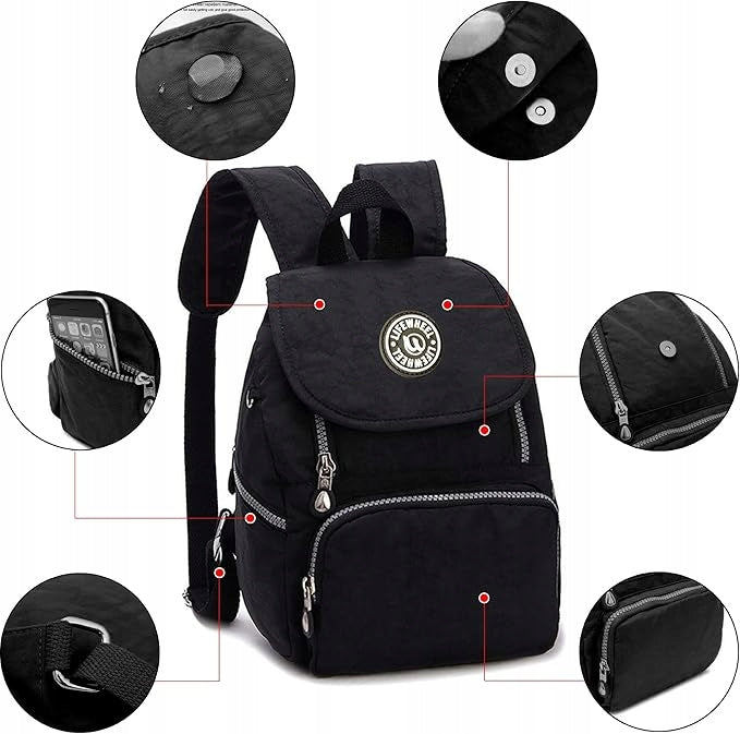 LIFEWHEEL backpack women's sports backpack small urban LOTS OF COMPARTMENTS Packaging status original