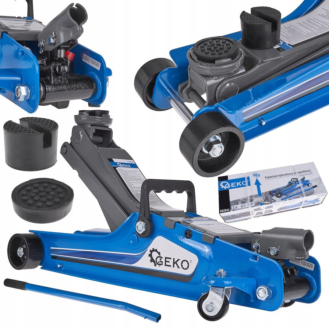 LIFT 2,5T HYDRAULIC LOW PROFILE SMART+RUBBER GEKO G02046
