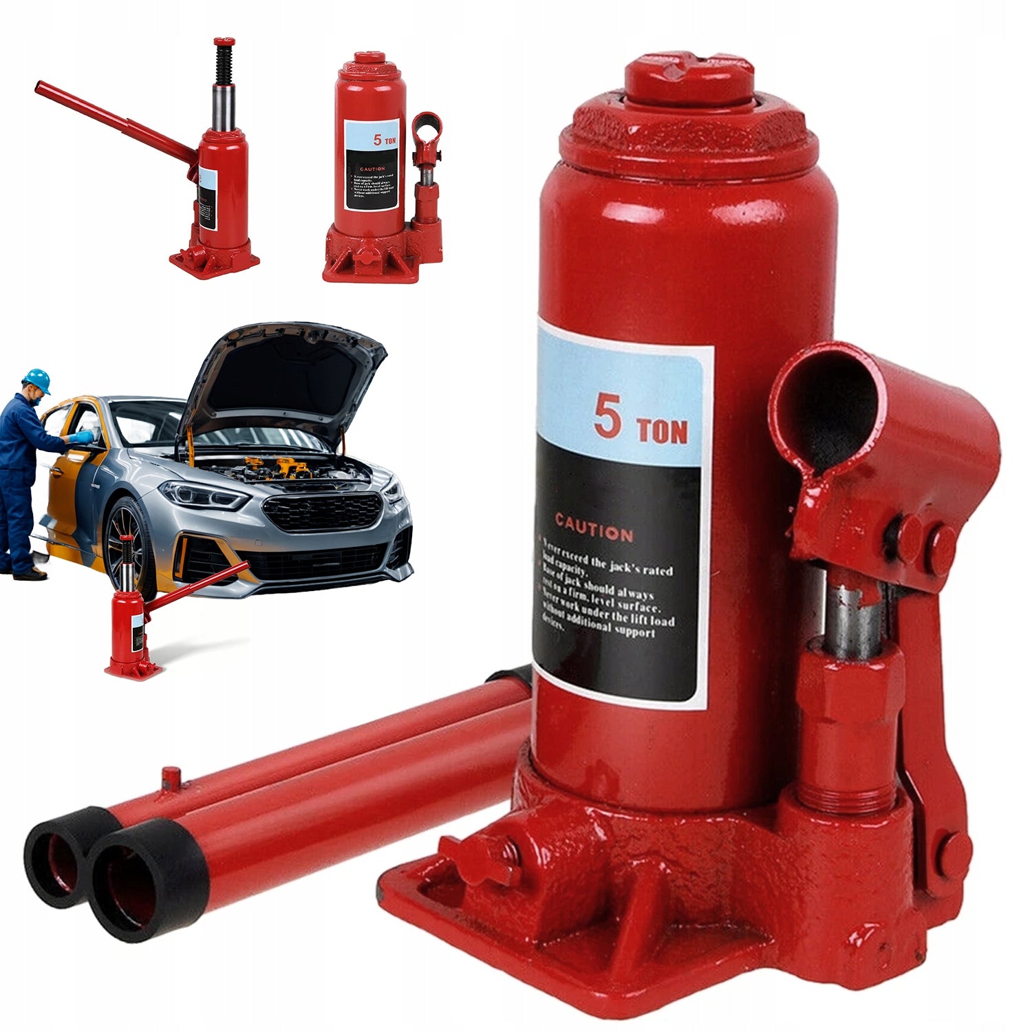 LIFT 5T ALLOY STEEL ERGONOMIC HANDLE FOR VISCORING AND WORKSHOP Brand Bedee