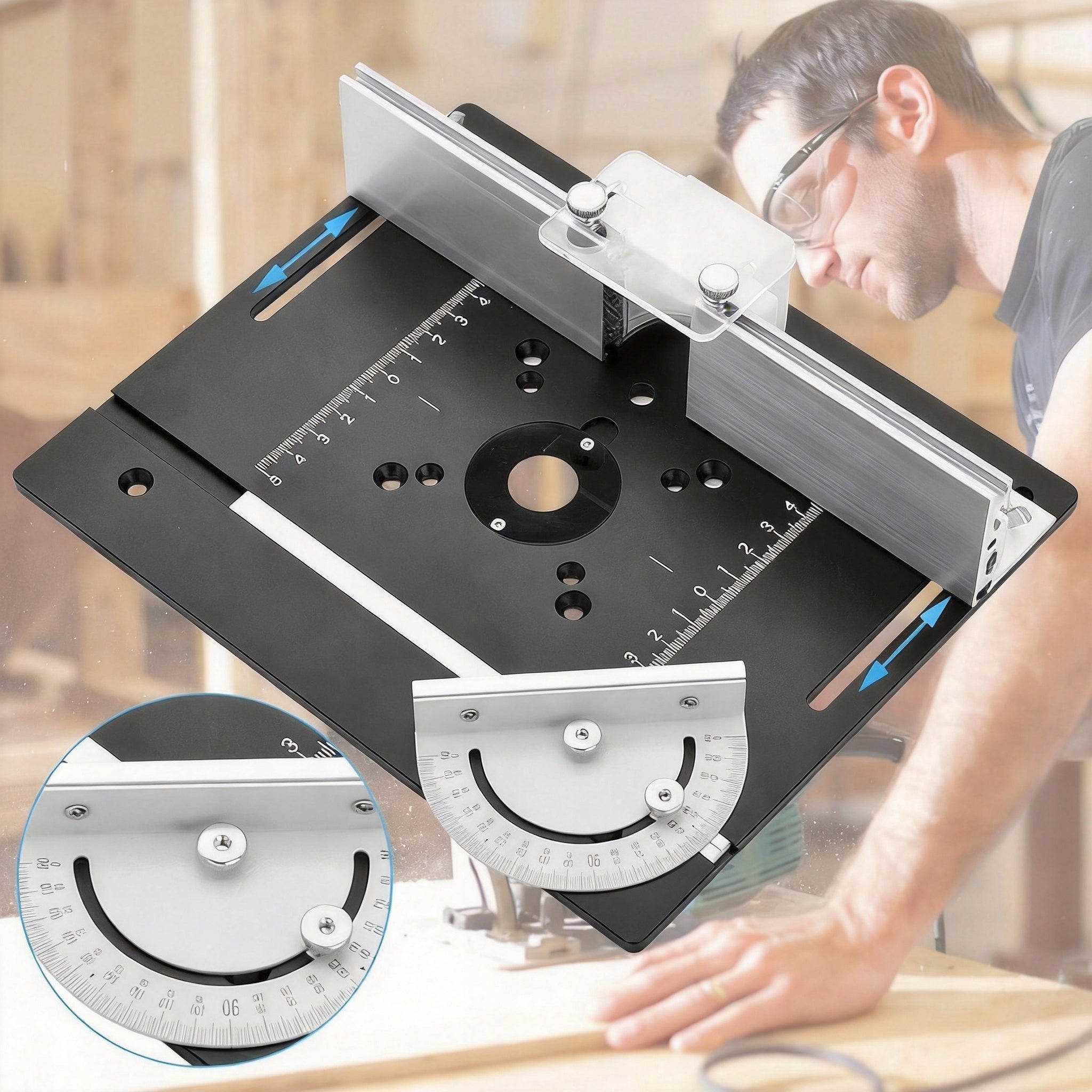 LIFT FOR MILLING MACHINE ALUMINUM SMOOTH HEIGHT ADJUSTMENT 51MM FOR CUTTERS Brand Bedee