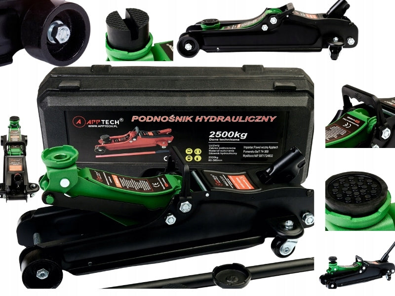 LIFT LOW PROFILE FROG 2,5T 2XGUMA JACK STRONG WHEELS BOX