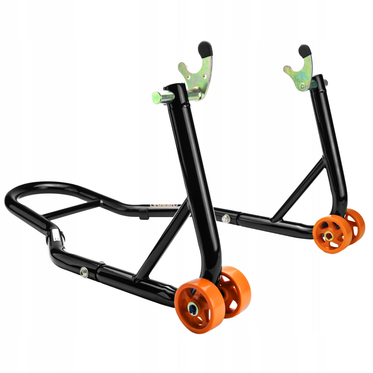 LIFT MOTORCYCLE STAND FOR REAR ROLLER SPOOLS SWING ARM ADAPTERS V