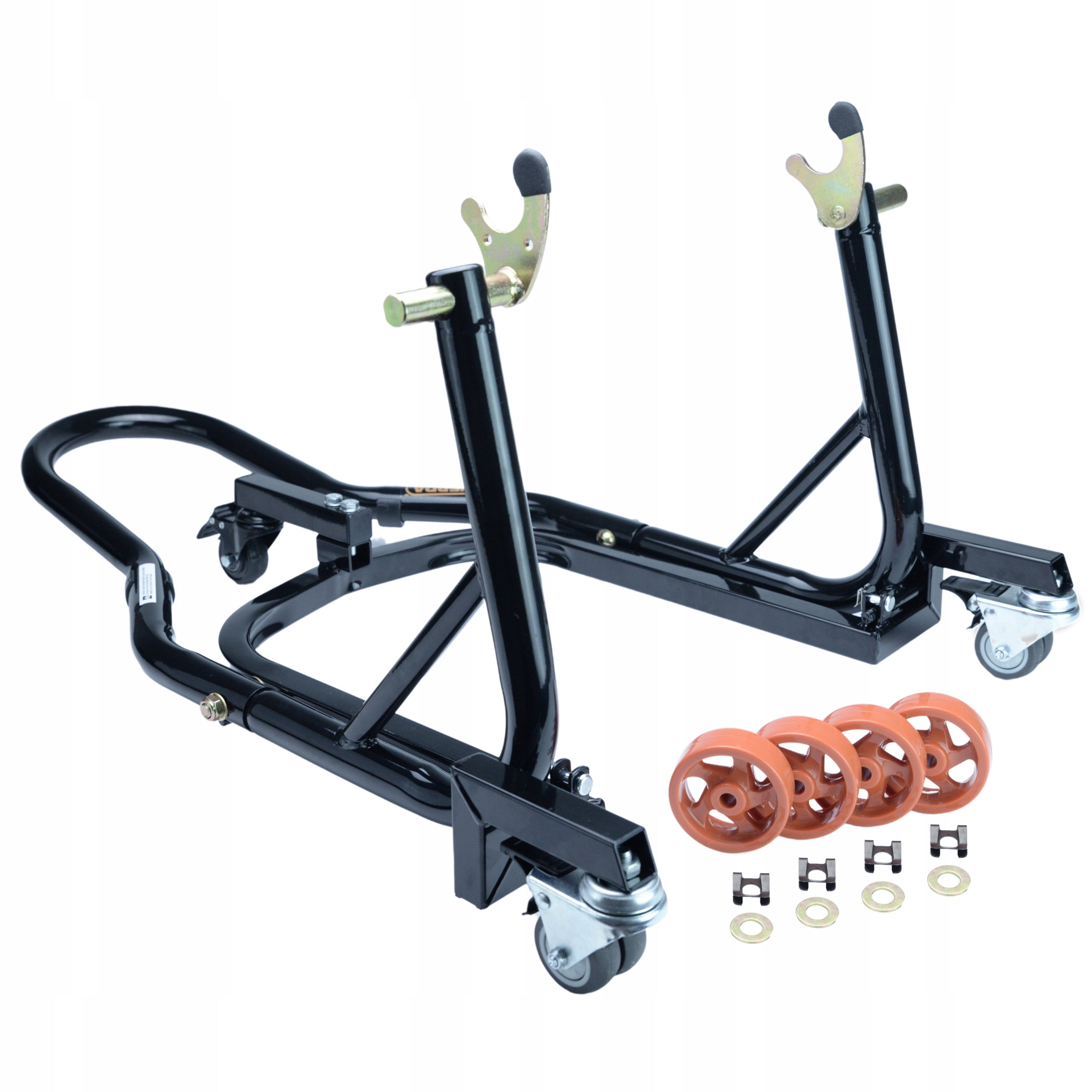LIFT MOTORCYCLE STAND FOR REAR SWING ARM ROLLER WITH TROLLEY