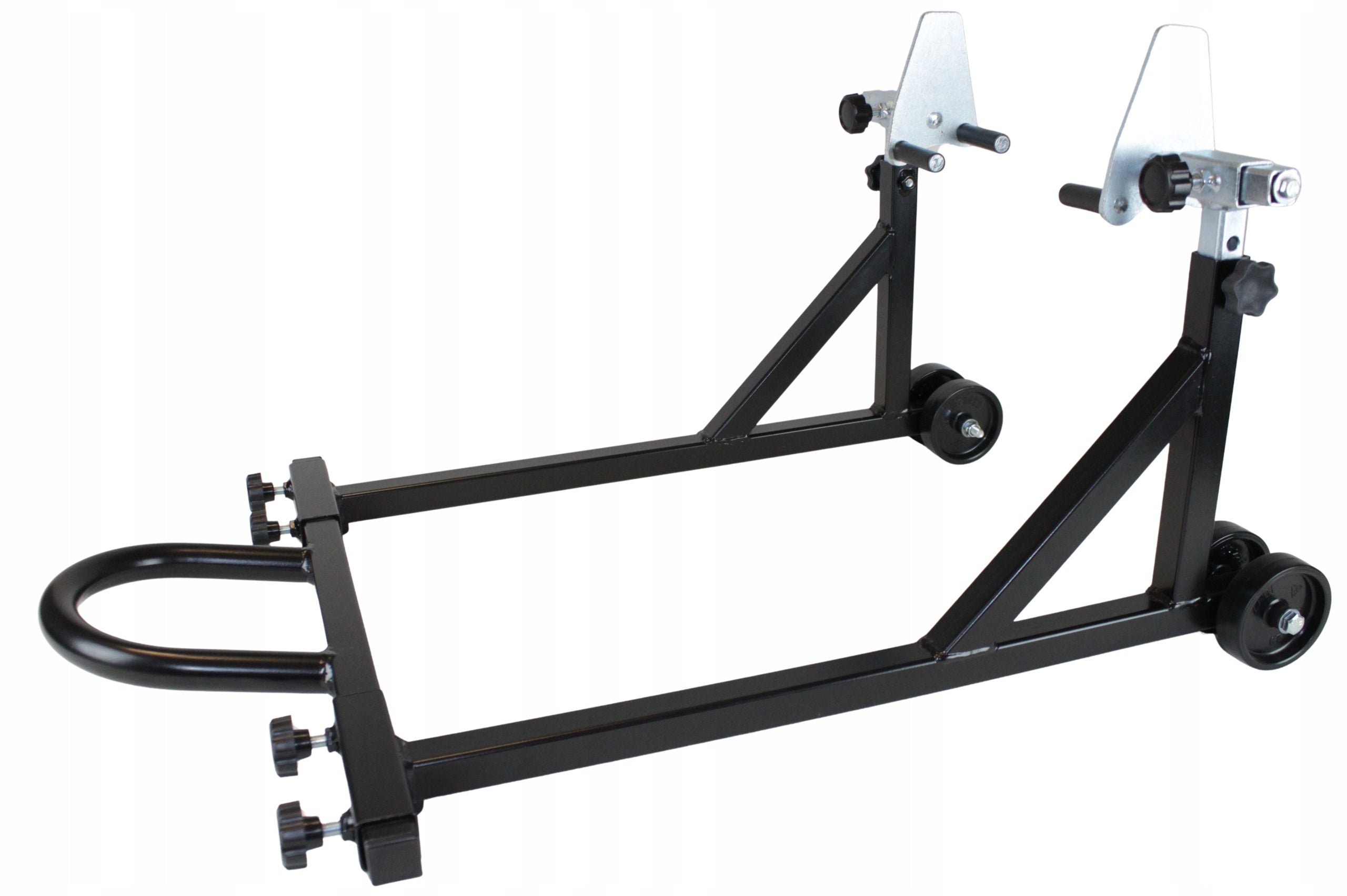 LIFT MOTORCYCLE STAND FRONT MOTORCYCLE RIDING MOTORCYCLE FRONT BLACK