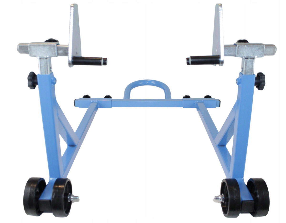 LIFT MOTORCYCLE STAND FRONT MOTORCYCLE RIDING MOTORCYCLE FRONT BLUE EAN (GTIN) 5906449251421
