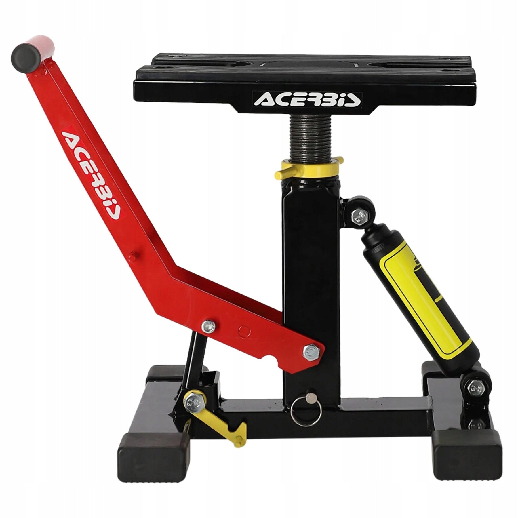 LIFT MOTORCYCLE STAND STEEL WITH SHOCK ABSORBER 130KG ACERBIS SOLID Packaging status original