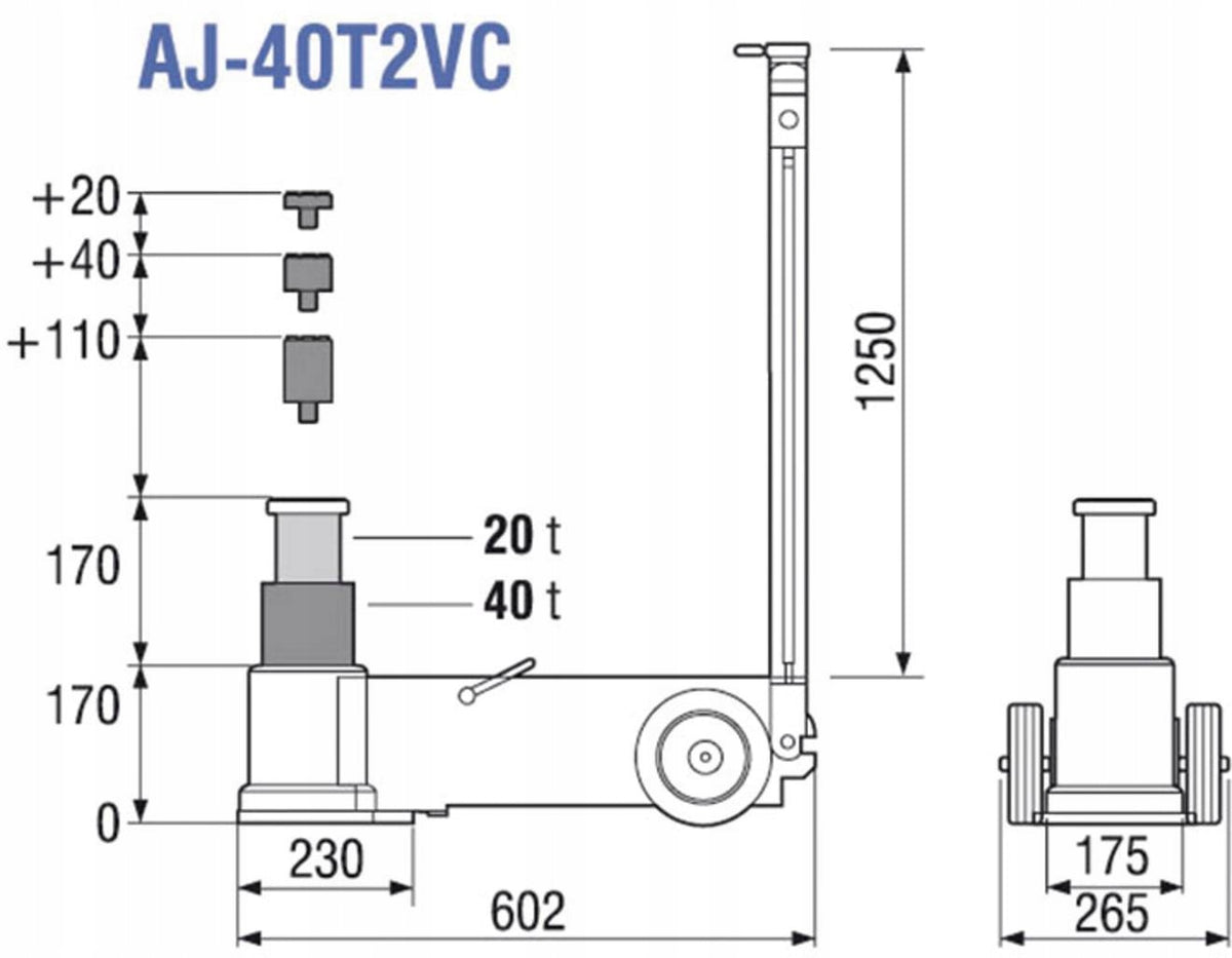 LIFT TDL AJ 40 T2-VC 170-340MM 40 TONNES Brand TDL