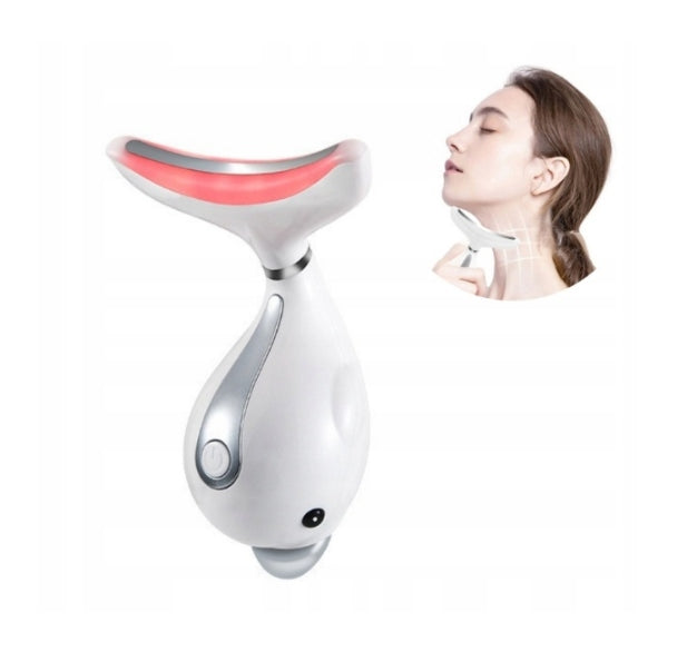 LIFTING NECK AND FACE MASSAGER 5in1 PHOTON THERAPY Batteries included yes