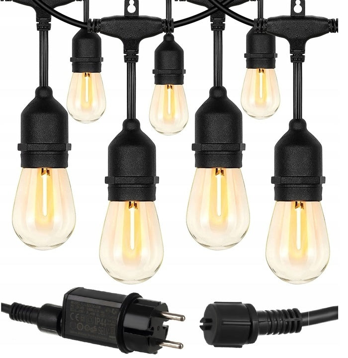 LIGHT GARLAND Garden Lights for Garden 10m METERS 10 LED