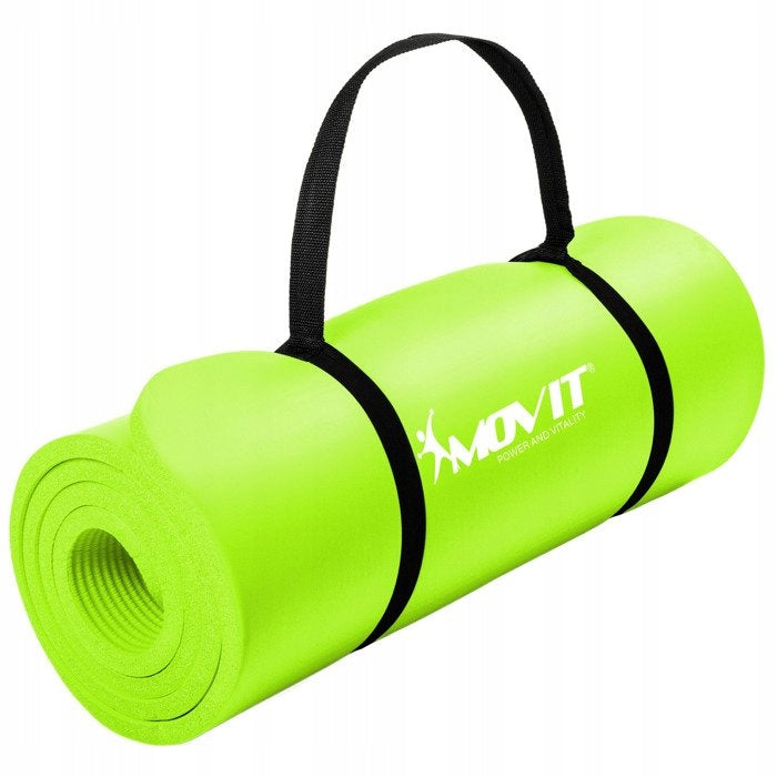 LIGHT GREEN FOAM MAT 190x60x1,5cm FOR EXERCISE / FITNESS