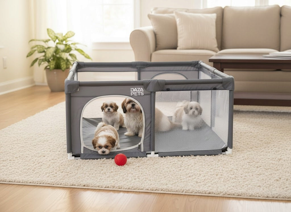 LIGHT PLAYPEN FOR ANIMALS CAT RABBIT 130cm LARGE CORRAL CATWALK CAGE Kind playpen