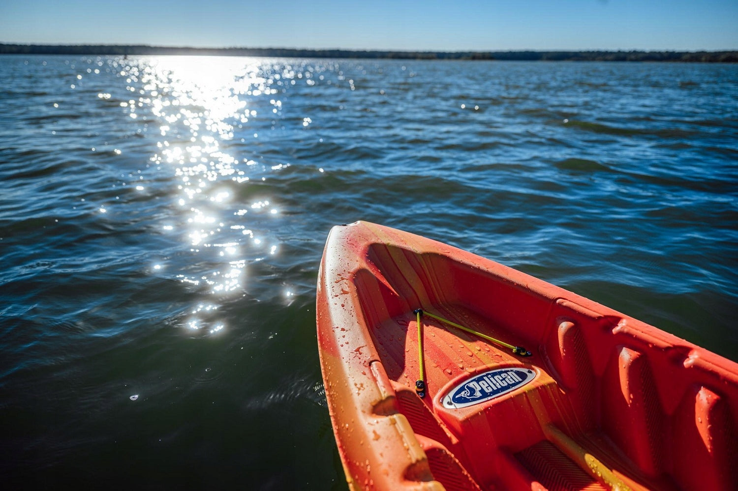 LIGHT STABLE SINGLE KAYAK SIT ON TOP SENTINEL 100 PELICAN Length 305 cm