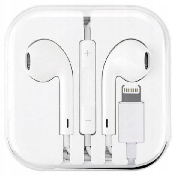 LIGHTNING WIRED EARBUDS FOR IPHONE 5 6 7 8 X XR 11 12 13 14 Manufacturer code Słuchawki LIGHTNING do
