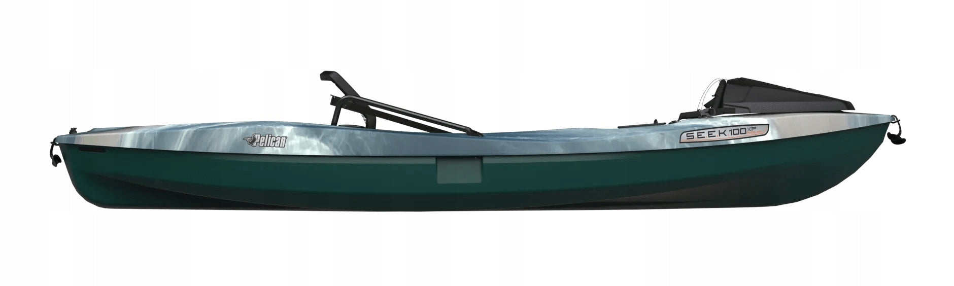 LIGHTWEIGHT COMFORTABLE SINGLE-PERSON FISHING KAYAK SEEK 100 XP ANGLER PELICAN Model SEEK 100 XP ANGLER FOREST MIST