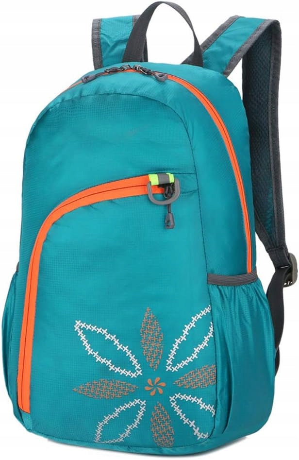 LIGHTWEIGHT FOLDING BACKPACK WATERPROOF PRACTICAL HIKING BACKPACK Blue