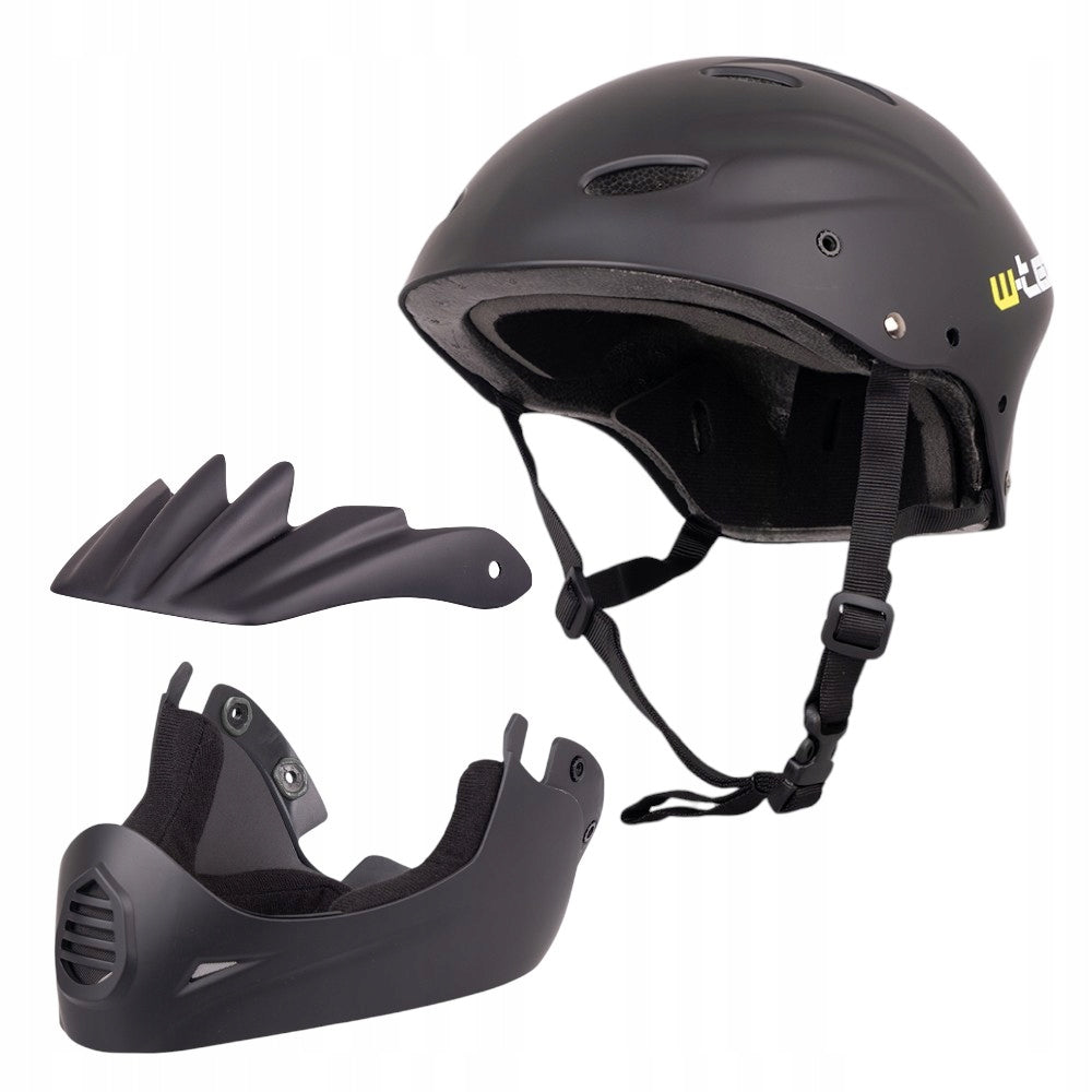 LIGHTWEIGHT HELMET DOWNHILL ENDURO BIKE MOTOR BMX DOWNHILL W-TEC Campanero L 58-61 Size L