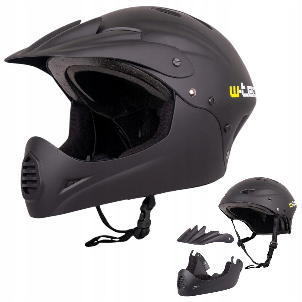 LIGHTWEIGHT HELMET DOWNHILL ENDURO BIKE MOTOR BMX DOWNHILL W-TEC Campanero L 58-61