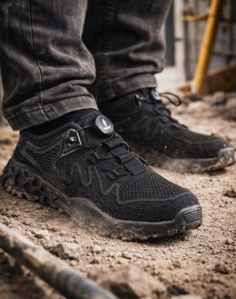 LIGHTWEIGHT OHS WORK SHOES WITH SHEET LIFT COMFORTABLE BOA 41 closure Manufacturer code LEKKIE PÓŁBUTY ROBOCZE Z NOSKIEM BHP