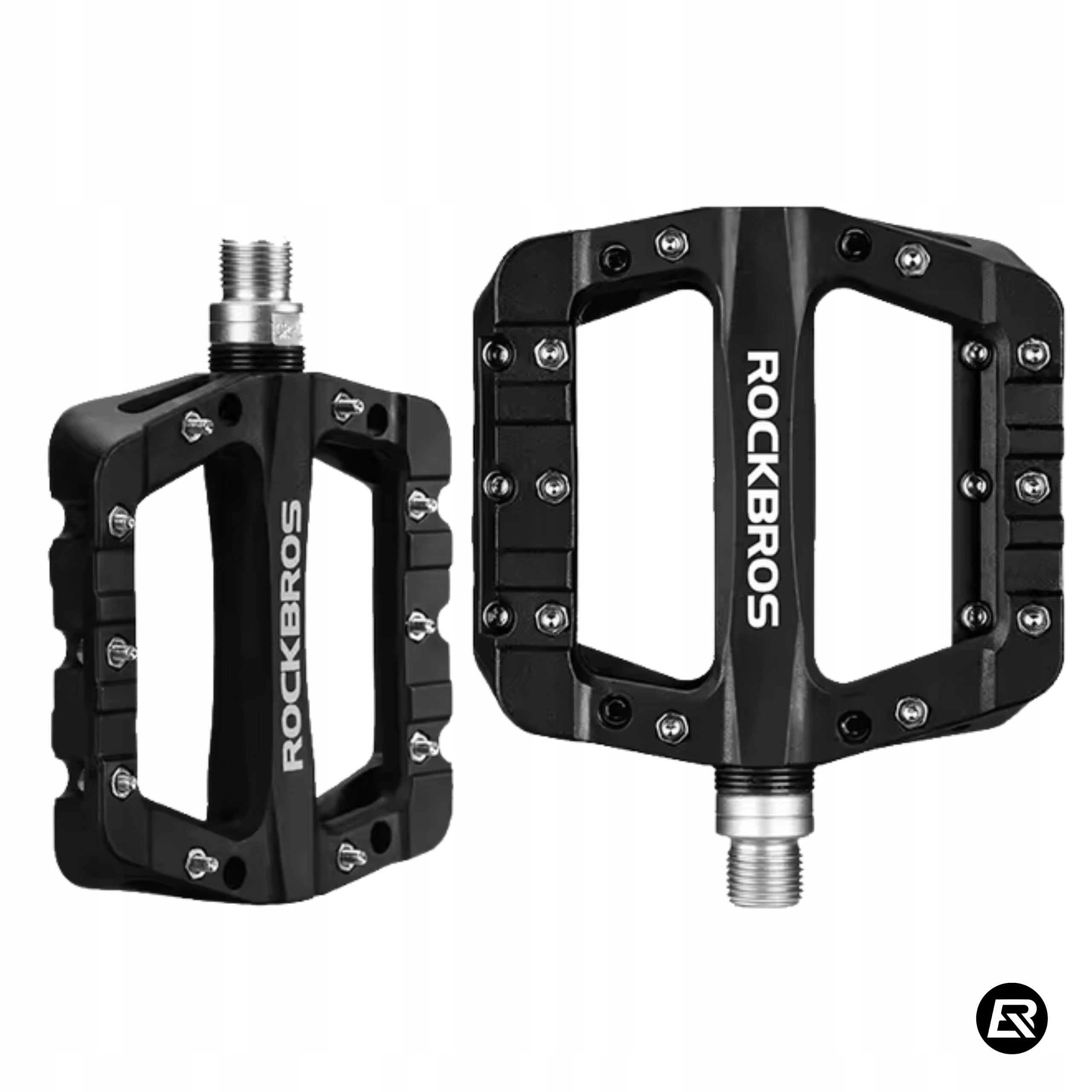 LIGHTWEIGHT PLATFORM PEDALS DURABLE WITH PINS UNIVERSAL ROCKBROS SET Model 2017-12CBK
