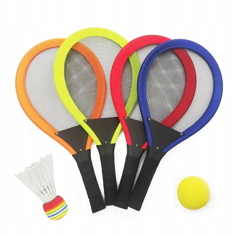 LIGHTWEIGHT RACKETS BADMINTON PADDLES SHUTTLECOCK BADMINTON BALL 44CM Packaging status original