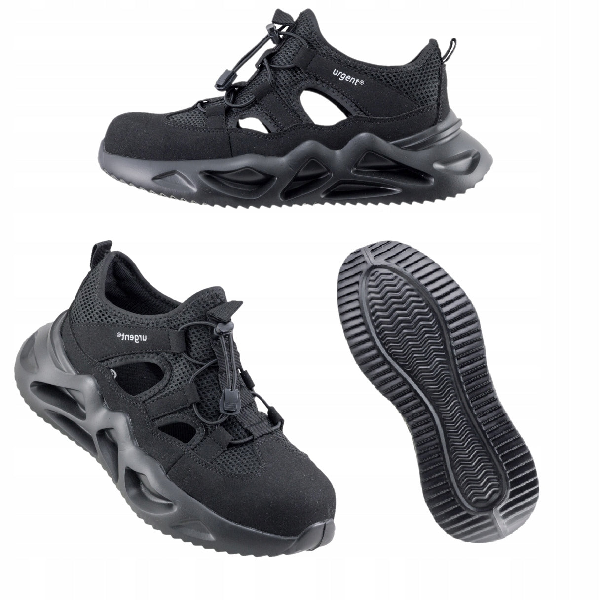 LIGHTWEIGHT SANDALS BREATHABLE OHS shoes with toe cap 317 SB URGENT r. 38