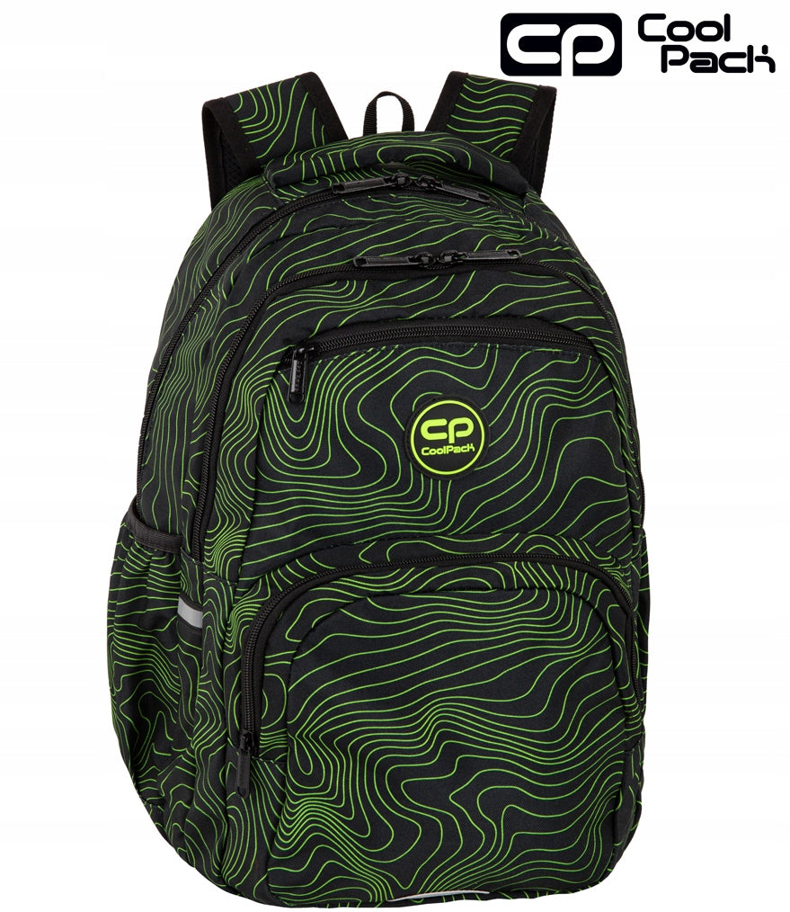LIGHTWEIGHT SCHOOL BACKPACK COOLPACK PICK JADE F099898 2 CHAMBERS CLASS 3-6 Brand CoolPack