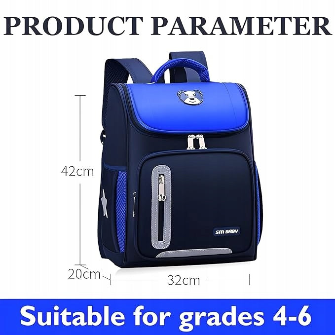 LIGHTWEIGHT SCHOOL SATCHEL BACKPACK FOR BOY GIRL WATERPROOF REFLECTORS Manufacturer code SM BABY