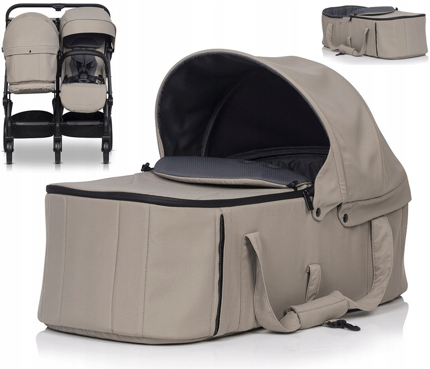 LIGHTWEIGHT SOFT GONDOLA BABY INSERT FOR STROLLER EASYGO ECHO SAVANA BEIGE
