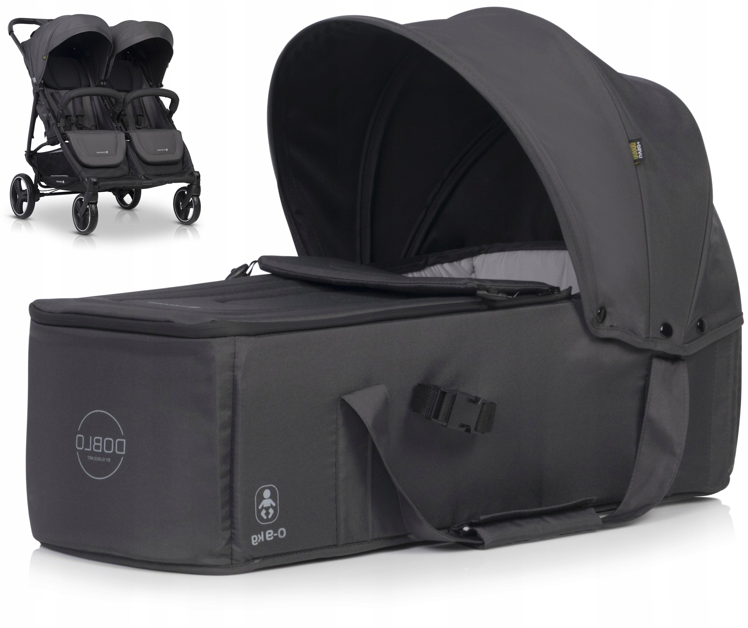 LIGHTWEIGHT SOFT GONDOLA BABY INSERT FOR STROLLER EUROCART DOBLO IRON