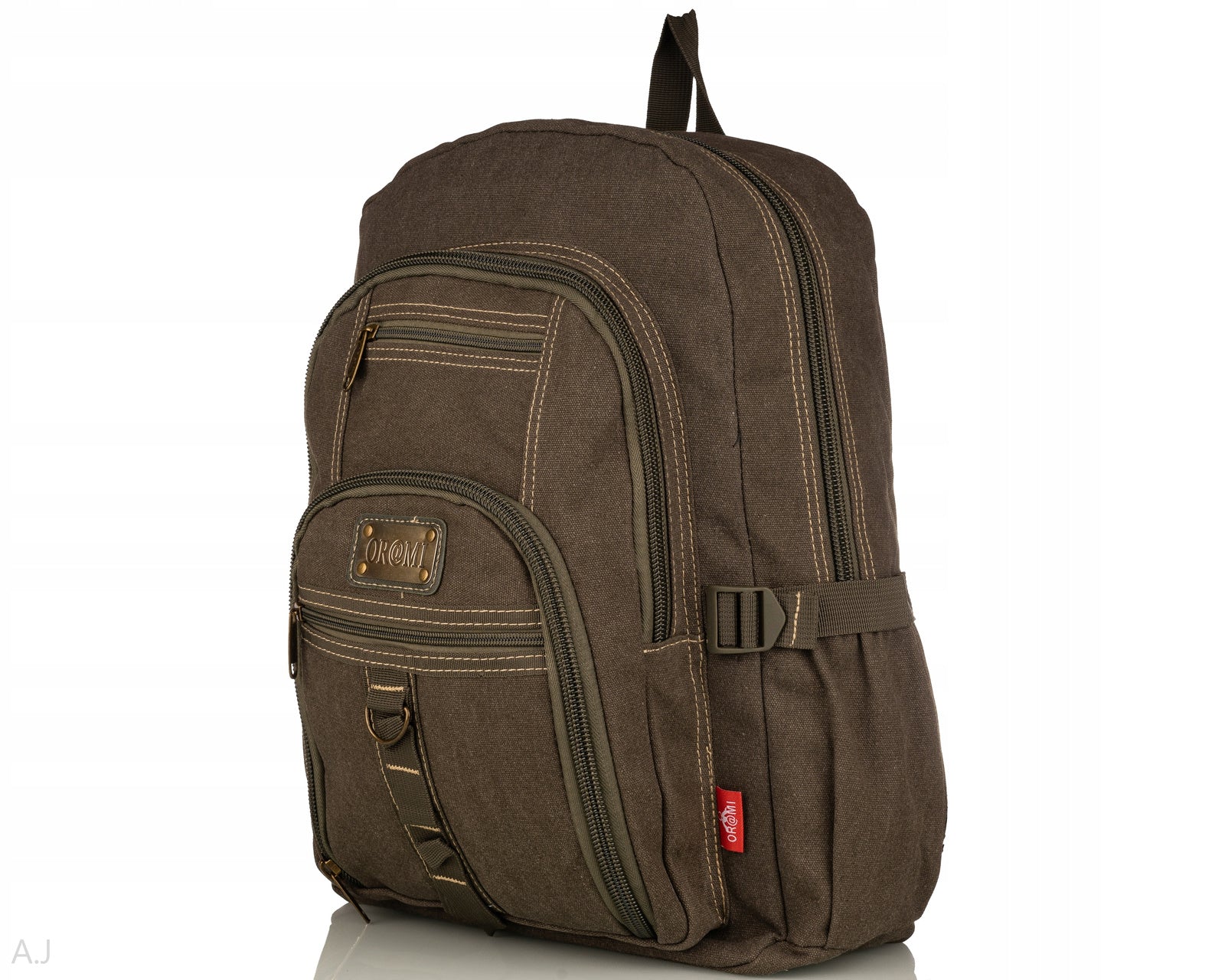 LIGHTWEIGHT SPORTS MATERIAL BACKPACK FOR WORK GREEN Brand no brand