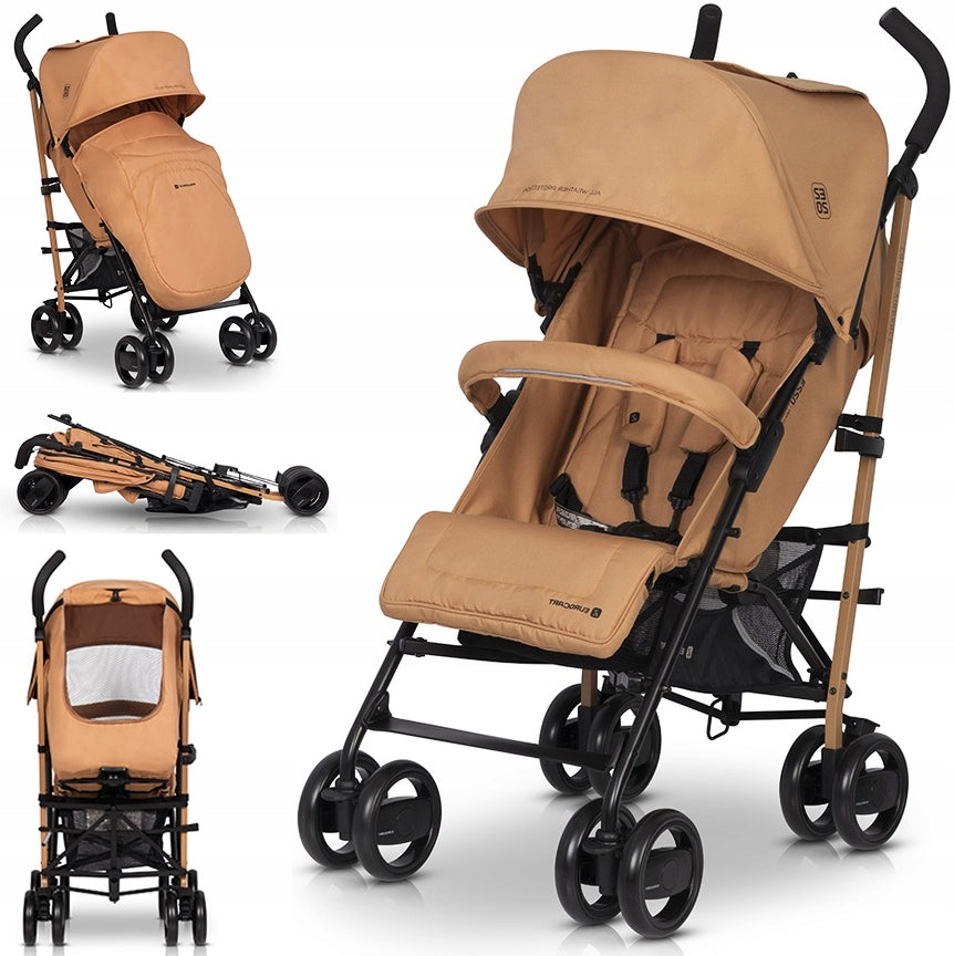 LIGHTWEIGHT STROLLER FOR CHILDREN EURO-CART EZZO UMBRELLA STROLLER CAMEL