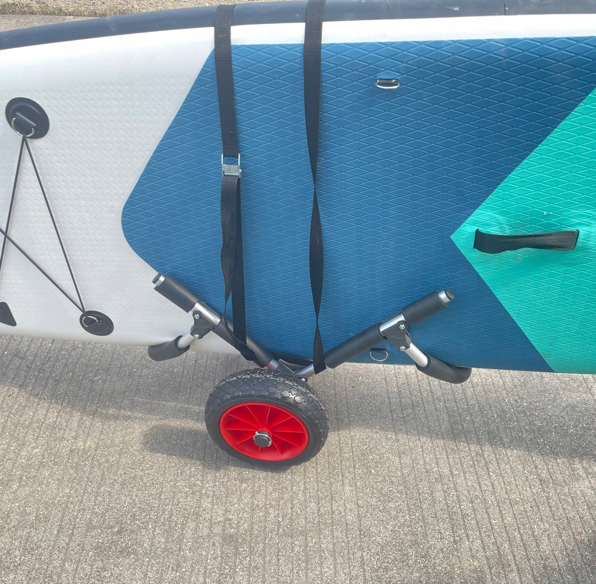 LIGHTWEIGHT TRANSPORT TROLLEY FOR TRANSPORTING BOARDS BOARD SUP FOLDING Packaging status original