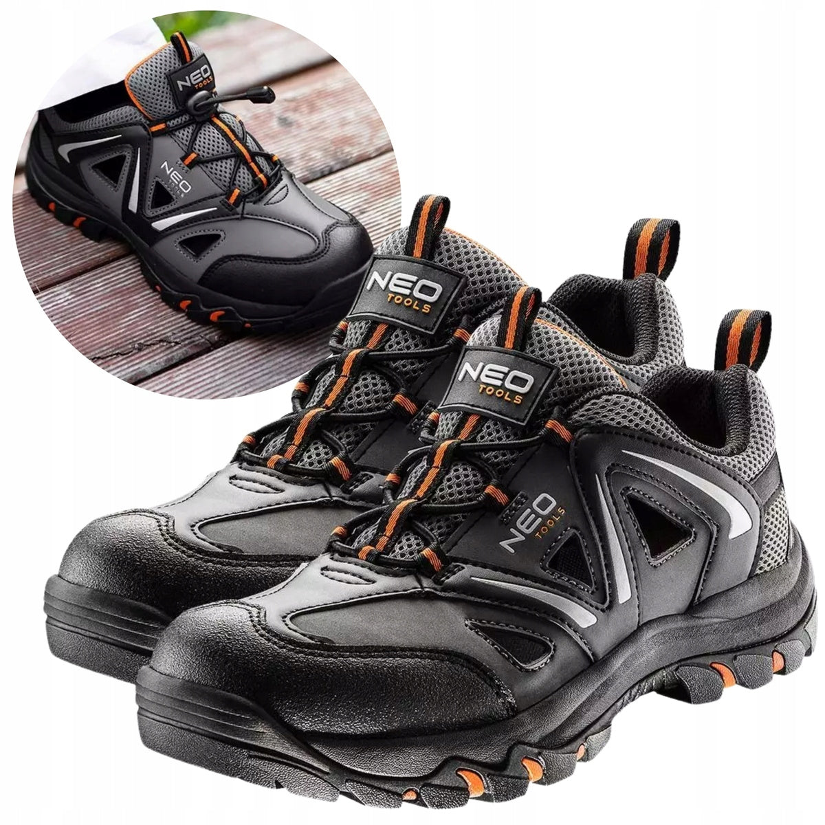 LIGHTWEIGHT WORK SANDALS SIZE 45 30CM EVA FOAM NEO TOOLS 82-726