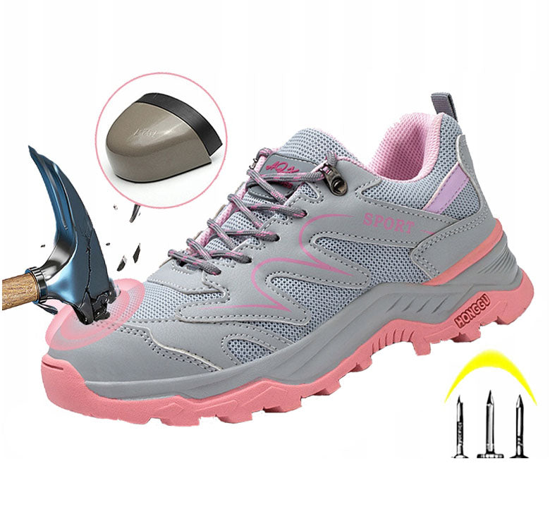 LIGHTWEIGHT WORK SHOES WOMEN'S Protective SPORTS SHOES with TOE BHP r.35