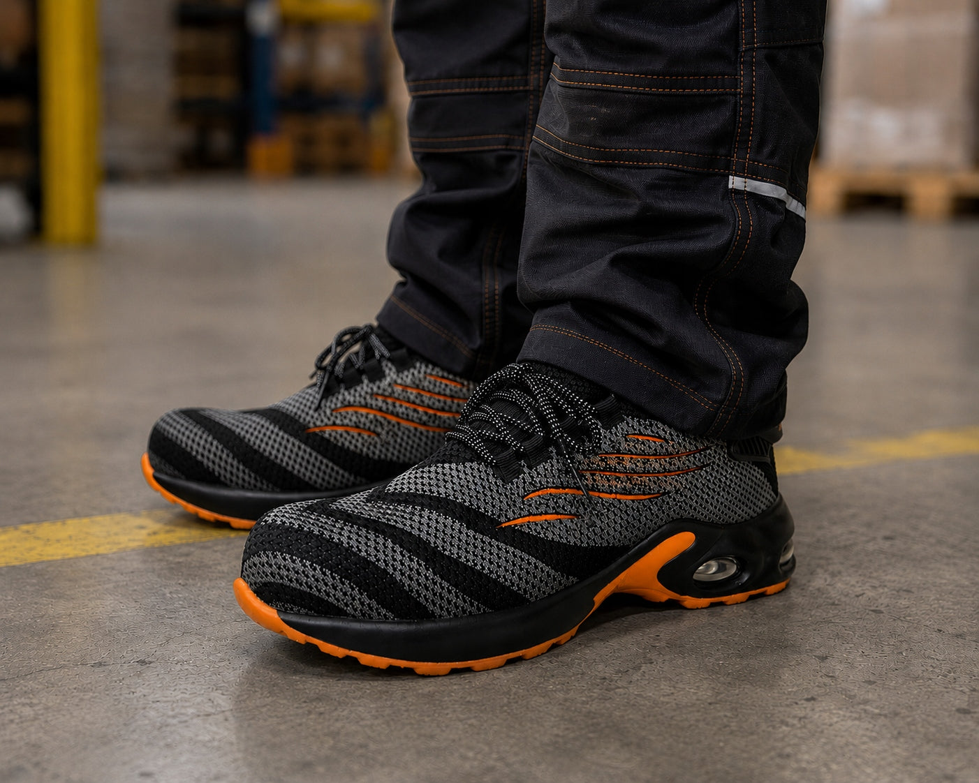 LIGHTWEIGHT Work Shoes AIRBAG UG 250 S1 BREATHABLE PROTECTIVE Manufacturer code KINGBHP VXORANGE 250 S1
