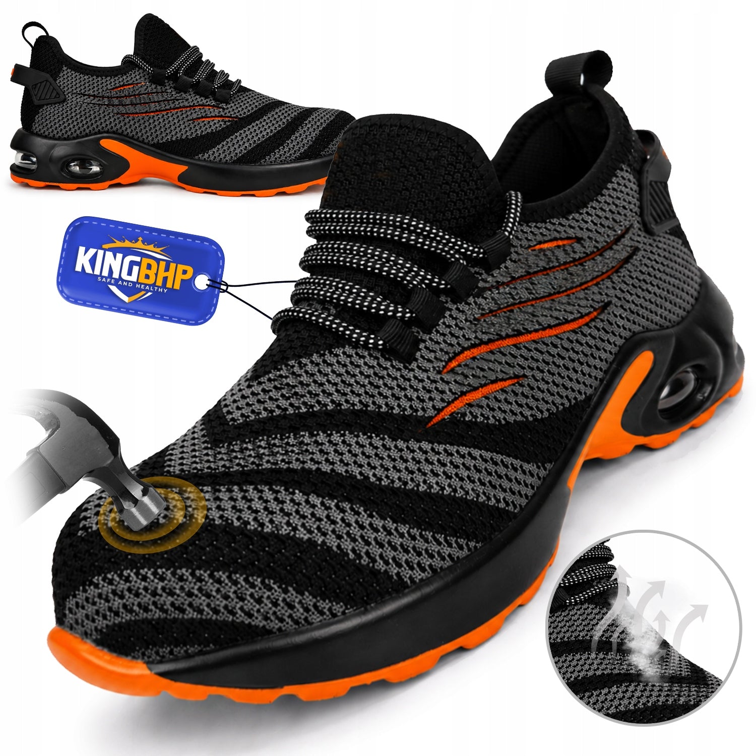 LIGHTWEIGHT Work Shoes AIRBAG UG 250 S1 BREATHABLE PROTECTIVE