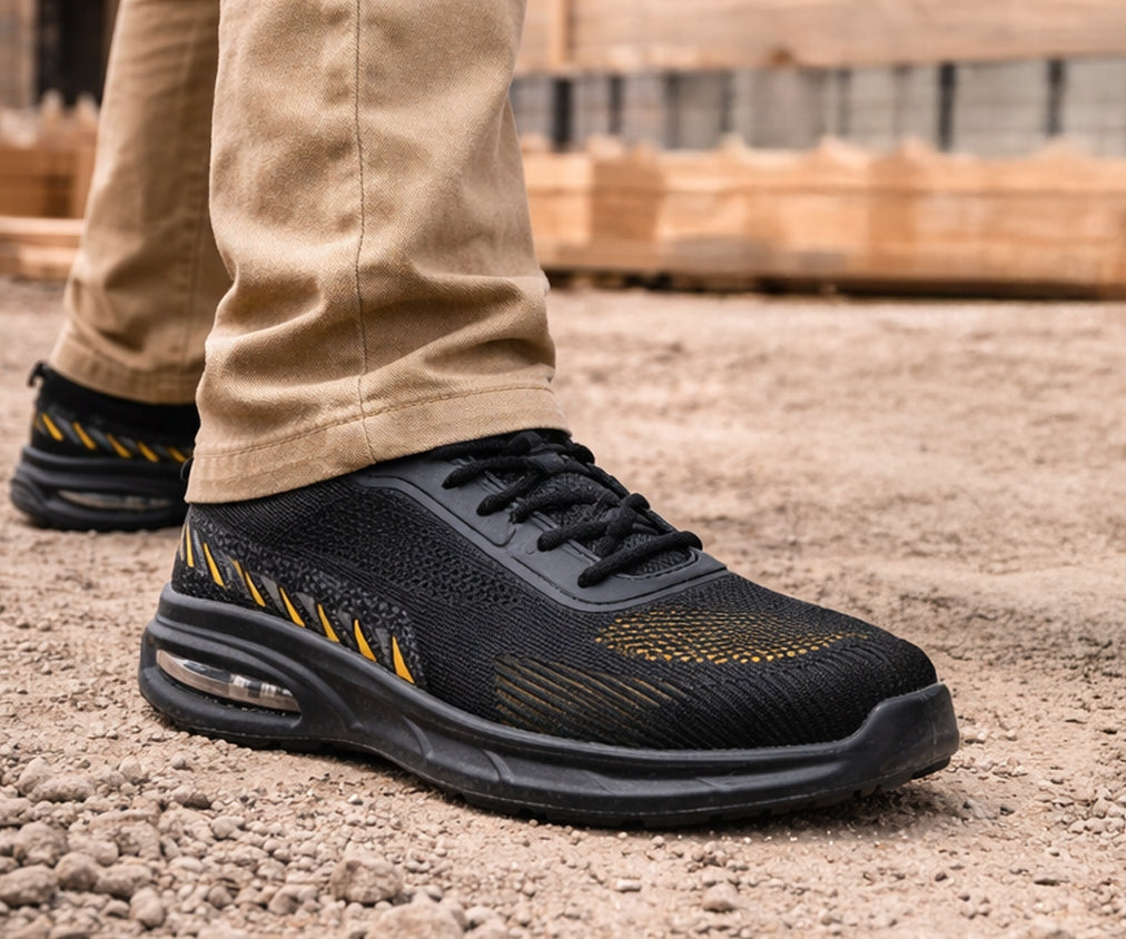 LIGHTWEIGHT Work Shoes SAFETY SHOES SB TOE CAP Steel BREATHABLE HEALTH AND SAFETY Manufacturer code KING BHP FFTHUNDER SB