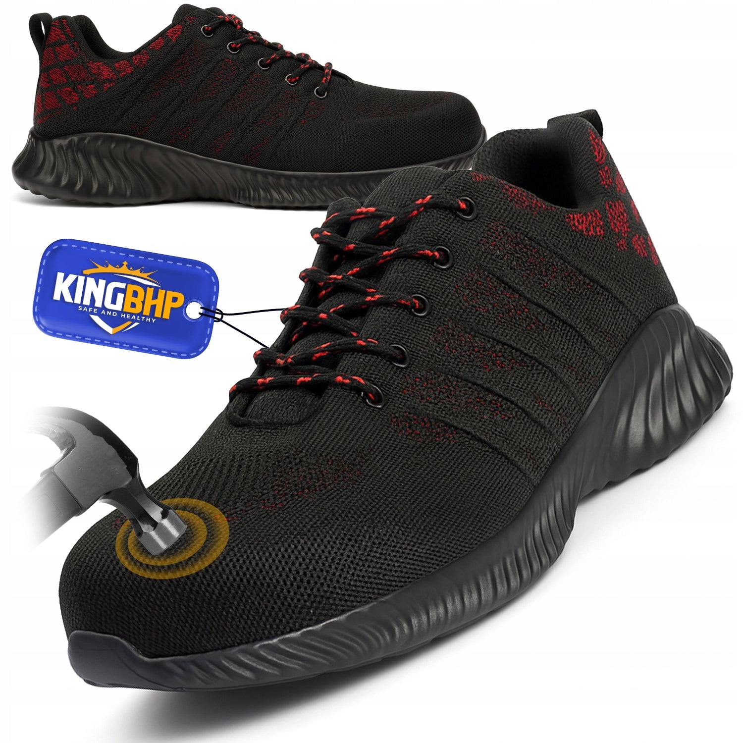 LIGHTWEIGHT Work Shoes SAFETY SHOES SB TOE CAP Steel BREATHABLE HEALTH AND SAFETY