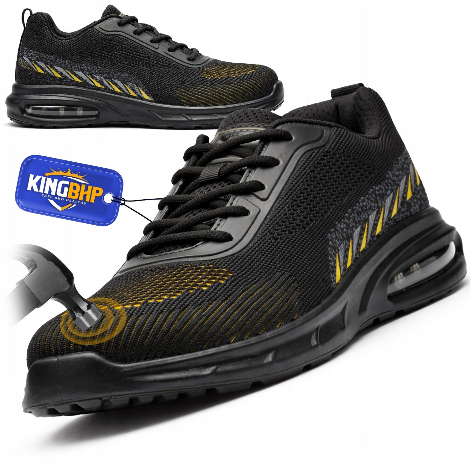 LIGHTWEIGHT Work Shoes SAFETY SHOES SB TOE CAP Steel BREATHABLE HEALTH AND SAFETY