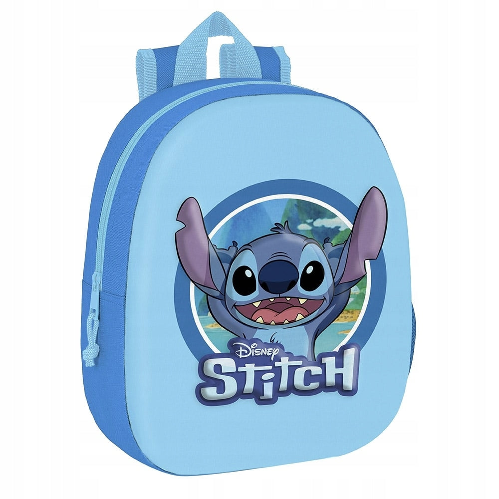 Schulrucksack Stitch Disney 3D, blau 