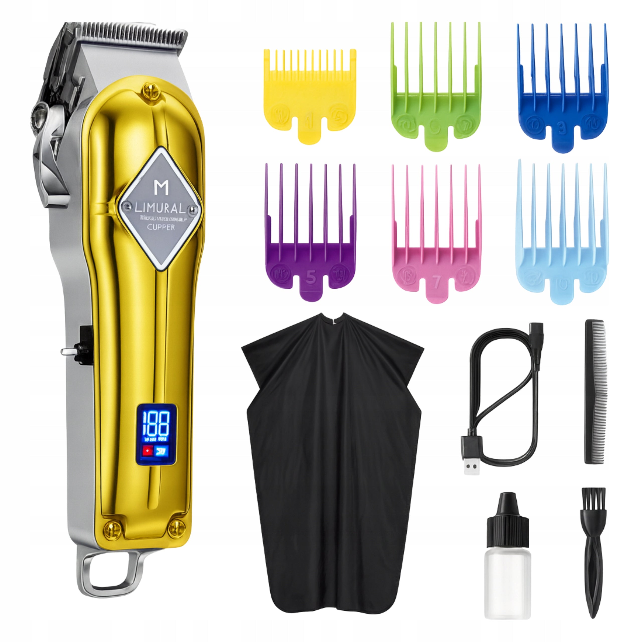 LIMURAL K11S Gold electric razor for men's haircuts