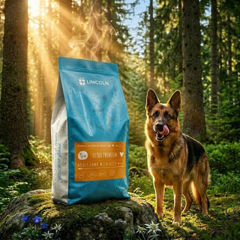 LINCOLN DRY DOG FOOD LAMB RICE MEDIUM LARGE BREEDS 12kg Brand Lincoln