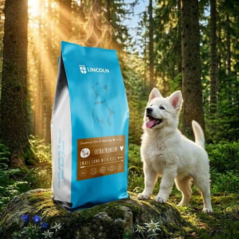 LINCOLN DRY DOG FOOD LAMB RICE SMALL BREEDS 12kg Brand Lincoln