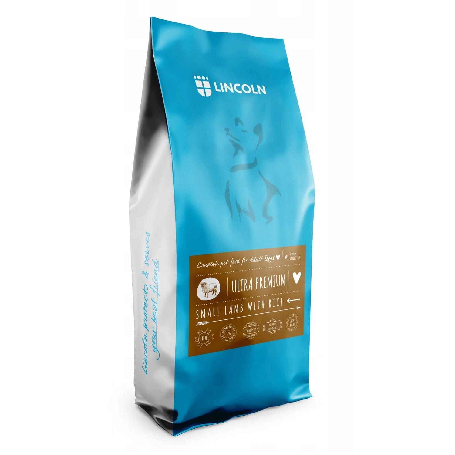 LINCOLN DRY DOG FOOD LAMB RICE SMALL BREEDS 12kg