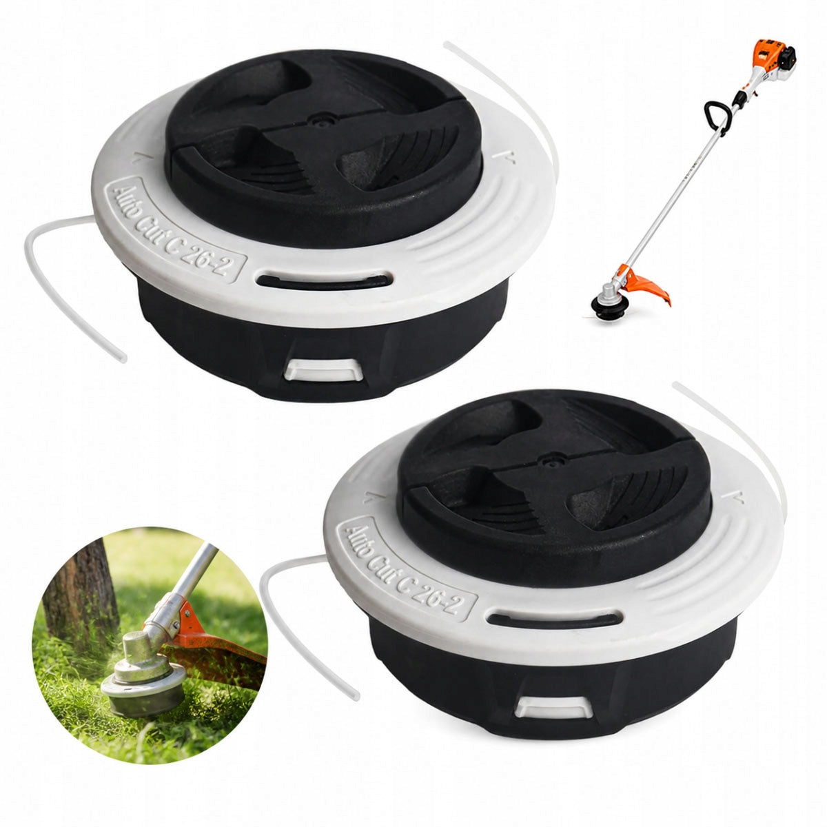 LINE HEAD FOR SEMI-AUTOMATIC SCYTHE STIHL Auto-Cut C26-2