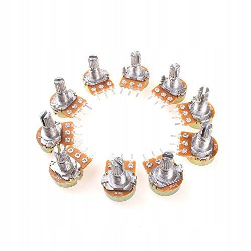 LINEAR POTENTIOMETER B50K 50 OHMS 3 PIN SET OF 10 PCS FOR HOME Manufacturer code SWC5908201126374