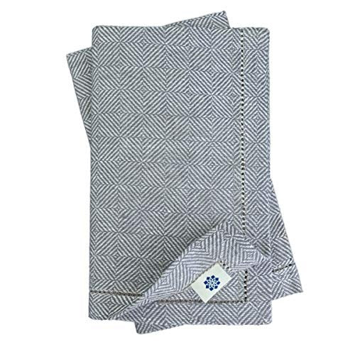 LINEN NAPKINS SCANDI GREY MATERIAL FOR TABLE 44X44 CM 4 PIECES Brand no brand