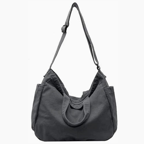 LINEN SHOULDER BAG WOMEN UNISEX CROSSBODY FOR SCHOOL OFFICE HOME
