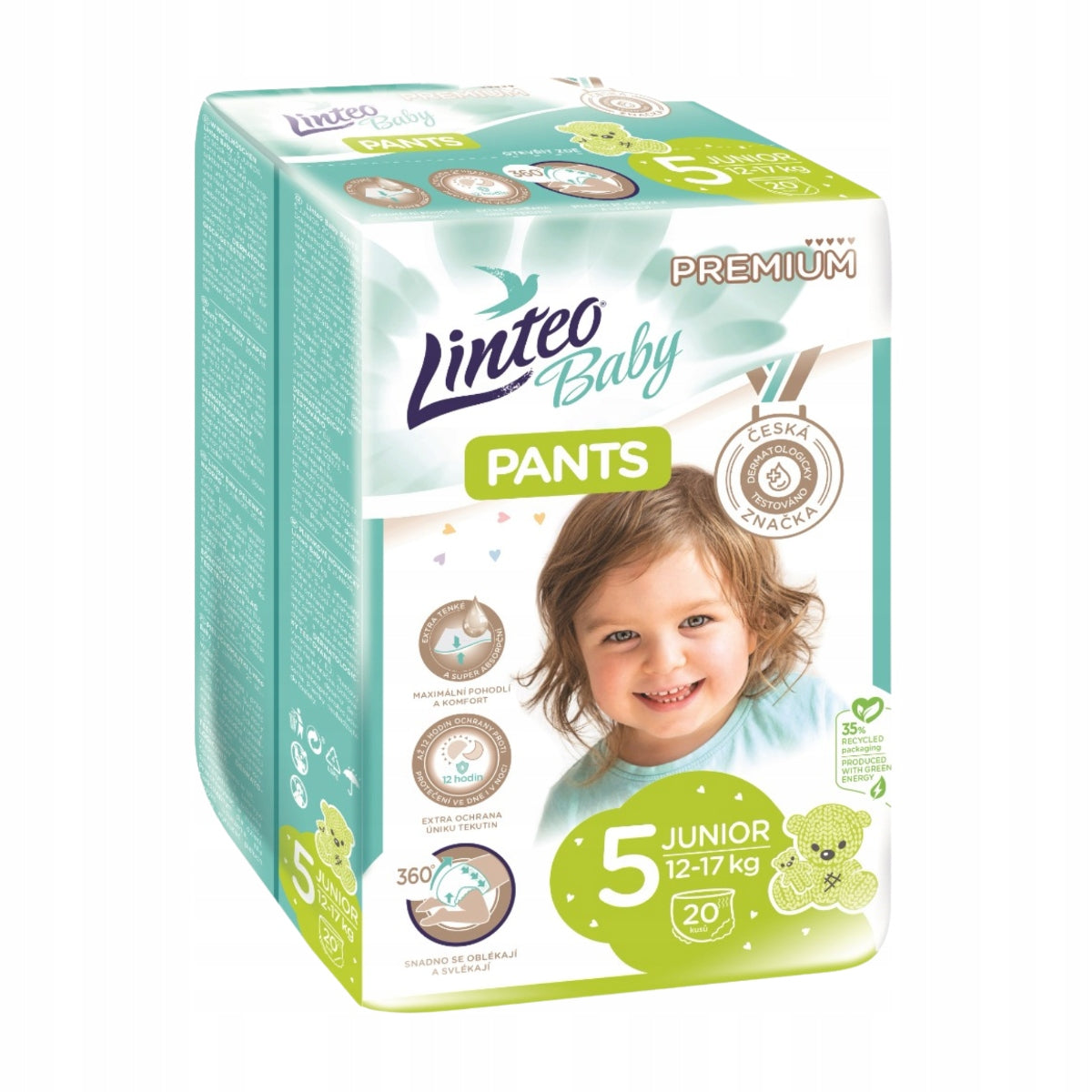 LINTEO Baby Diapers Baby Pants Junior Premium 20pcs.